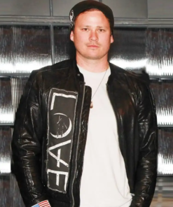 Tom DeLonge Leather Jacket