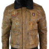 Aviator Tan Brown Jacket