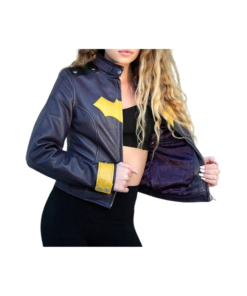 Batgirl Black Leather Jacket