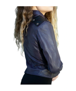 Batgirl Black Leather Jacket