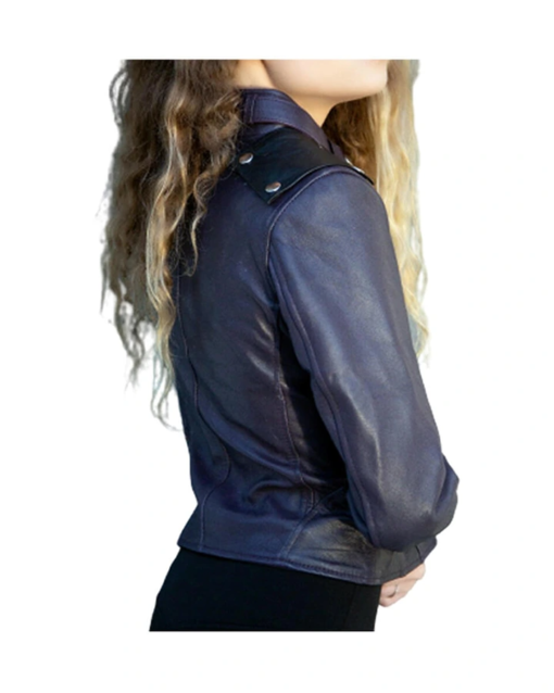 Batgirl Black Leather Jacket