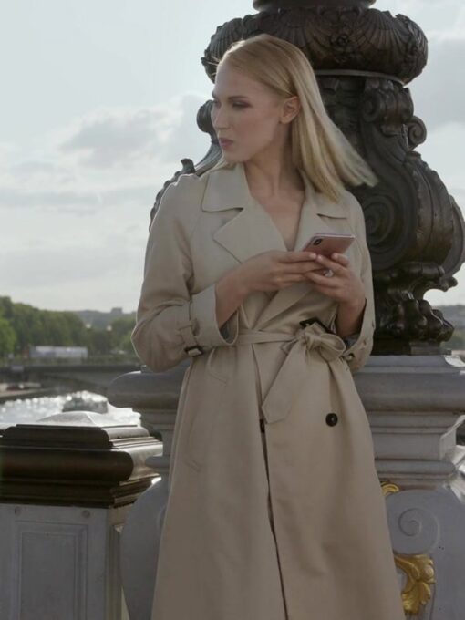 Camille Razat Trench Coat