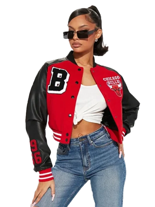 Chicago Bulls Cropped Jacket