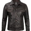 Dark Brown Leather Jacket