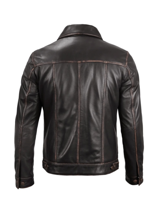 Dark Brown Leather Jacket