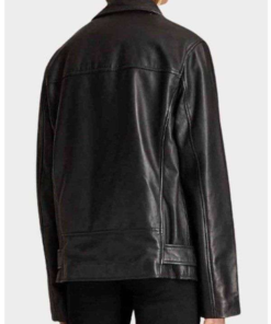 Camille Razat Leather Jacket