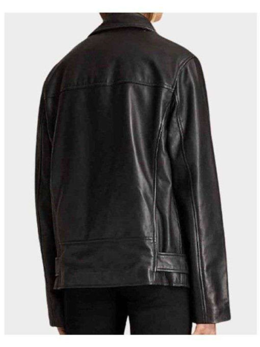 Camille Razat Leather Jacket