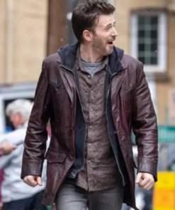 Chris Evans Brown Jacket