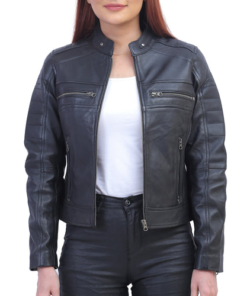 Jane Black Leather Jacket