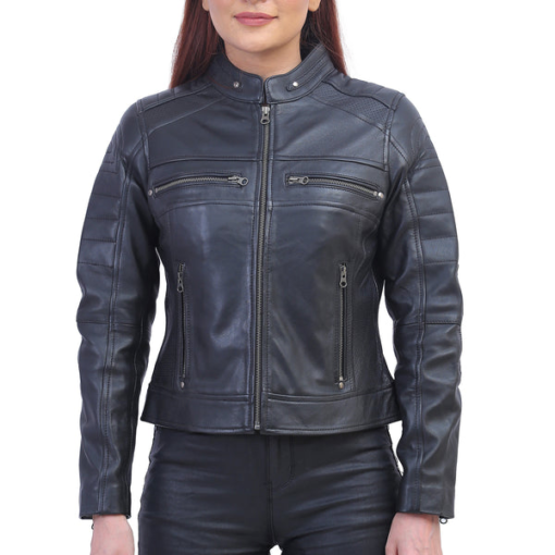 Jane Black Leather Jacket