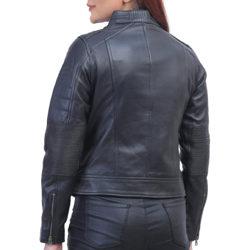 Jane Black Leather Jacket