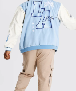 Baby Blue Varsity Jacket