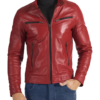 Slim Fit Red Jacket