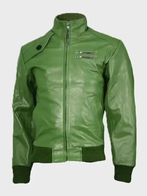 Men's Green Bomber Jacket