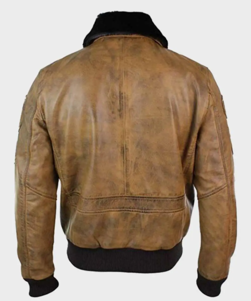 Aviator Tan Brown Jacket