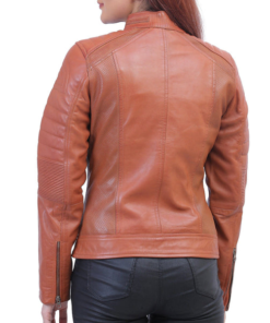 Brown Café Racer Jacket