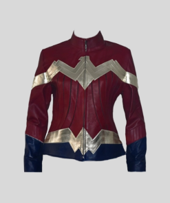 Wonder Woman Maroon Jacket