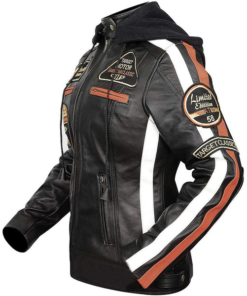 Women's Badges Biker Jacket