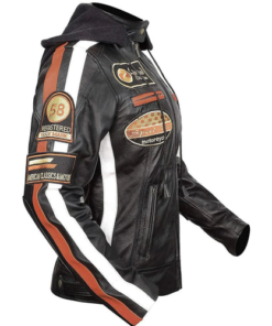 Women's Badges Biker Jacket