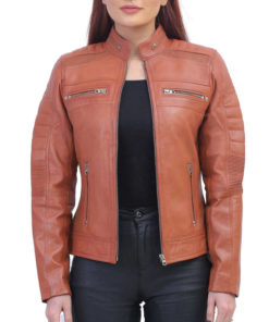 Brown Café Racer Jacket