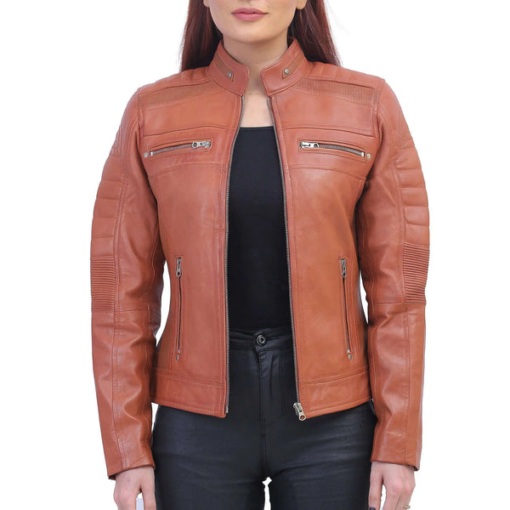 Brown Café Racer Jacket