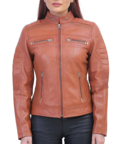 Brown Café Racer Jacket