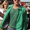 Brad Pitt Green Jacket