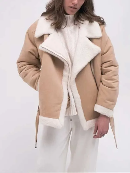 Sheepskin Aviator Shearling Jacket